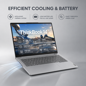 Lenovo ThinkBook 14 2025 แล็ปท็อปธุรกิจ คอร์ 5 220H คอร์ 7 250H ขนาด 14 นิ้ว 2.8K 120Hz ขายส่ง โน้ตบุ๊กสำหรับธุรกิจและสำนักงาน - Product Image 6