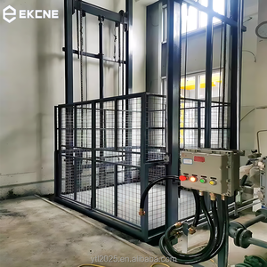 फैक्टरी उत्पादन 2000 किलोग्राम ऊर्ध्वाधर माल लिफ्ट हाइड्रोलिक कार्गो ढुलाई लिफ्ट बड़ी अंतरिक्ष हाइड्रोलिक सिलेंडर लिफ्ट - Product Image 3