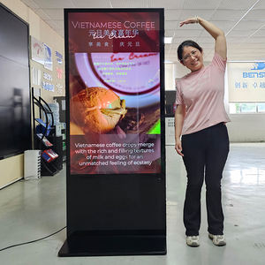 หน้าจอโฆษณา LCD ระบบ Windows แบบสองจอ พร้อมไฟแบ็คไลท์ LED ความสว่างสูง ใช้งานได้ยาวนาน ควบคุมผ่านรีโมท รองรับ USB Media Player - Product Image 2