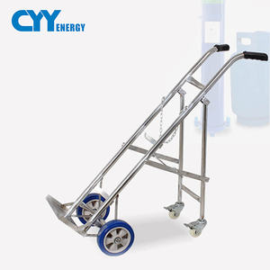 Yüksek kaliteli oksijen azot Argon gazı tüpü arabası silindir arabası - Product Image 2