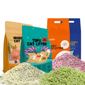 Fabricantes chineses Sabor Orgânico Eco Friendly Easy Curd Sabores Tofu Cat Litter