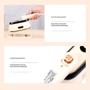 Plancha de vapor portátil de mano para ropa, con función de vapor en seco y húmedo, mini, con control inteligente de temperatura - Product Image 3