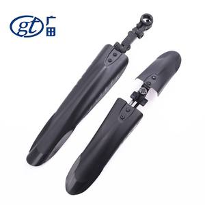 Guardabarros de Plástico para Bicicleta de Montaña Guangtian, Negro, Resistente, de Tres Piezas, para Ciclismo Todoterreno - Product Image 2