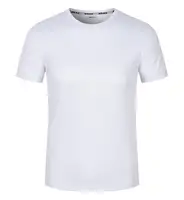 कस्टम लोगो फिटनेस टी शर्ट में सबसे ऊपर मुद्रण सादे दौर गर्दन टी शर्ट पुरुषों लघु आस्तीन स्लिम फिट जिम टी शर्ट