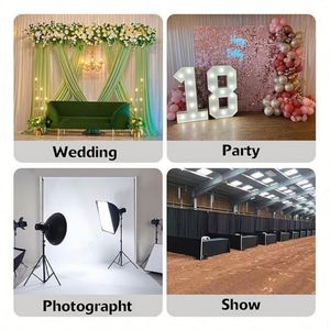 8x8Ft Backdrop Display Stage Decoration Adjustable Size Greeny Backdrop Strong Drap Pipe Stands <b>Frame</b> - Product Image 5