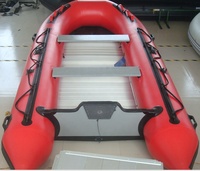 Bateaux pliables de taille différente de conception classique Double couche coque en aluminium bateau gonflable bateau Offre Spéciale nervure