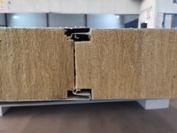 Panel Sándwich Huacheng Plegable con Núcleo de Lana de Roca Ignífugo, Espesor de 50-200 mm, Conexión Enchufable, para Uso en Talleres, Almacenamiento/Carga