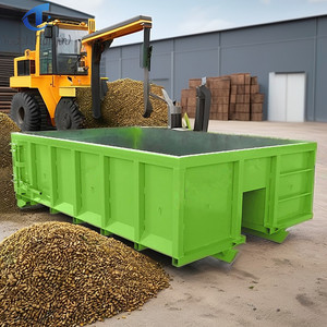 Xử Lý Rác tùy chỉnh kích thước và màu sắc CuộN ra container dumpster di động ngoài trời Q235 CuộN ra khỏi bin với móc nâng - Product Image 4