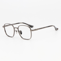 Gafas Ópticas de Titanio Flexibles de Estilo Casual Retro para Mujer, Gafas de Lectura Vintage para Mujer y Hombre, Personalizadas en China