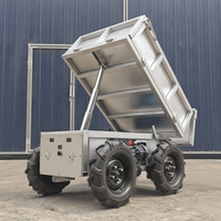 Elektrischer Raupenkipper 500kg Ferngesteuerter Allterrain-Transporter Bürstenloser Motor CE RC Mini-Dumper