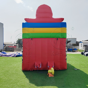Château gonflable commercial pour enfants avec parcours d'obstacles, toboggan, mur d'escalade, château gonflable <span class=keywords><strong>de</strong></span> saut en PVC - Product Image 6