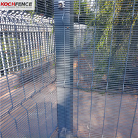 Fabricante Anti-Climb 358 Fence Clear View Alambre de acero de malla densa para cercas de seguridad