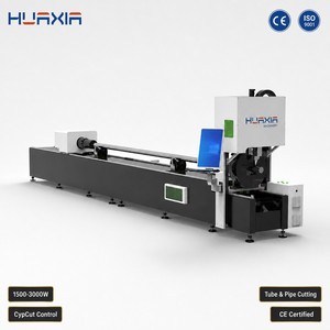 Machine de découpe laser à fibre pour tubes et tuyaux 1500W-3000W, découpeuse laser à fibre HUAXIA pour tubes ronds et carrés - Product Image 1