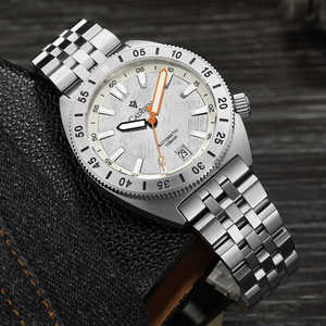 Reloj Mecánico Automático para Hombre <span class=keywords><strong>CADISEN</strong></span> 8231 con Esfera Texturizada, Estilo de Negocios, Correa de Acero, Impermeable, Elegante Reloj de Pulsera Masculino, Ideal para Regalo - Product Image 3