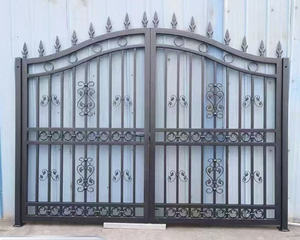 Portes <span class=keywords><strong>en</strong></span> <span class=keywords><strong>fer</strong></span> forgé durables avec la dernière conception de styles au choix - Product Image 3