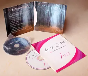 Veste en vinyle pour disque imprimé CD et DVD, Blu-ray, LP, emballage à manches en carton
