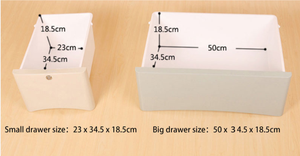 Gran organizador casa 3 capa de almacenamiento de <span class=keywords><strong>caja</strong></span> de plástico del Gabinete de bebé cajón para los niños - Product Image 4