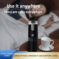 Machine à café expresso portable électrique alimentée par batterie/USB 20 bars pour les voyages, les hôtels, les camping-cars et les voitures