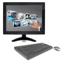 Usine pas cher 9.7 pouces 1024*768 IPS TFT VESA industriel LCD panneau écran tactile moniteur pour CCTV POS ATM supermarché caméra