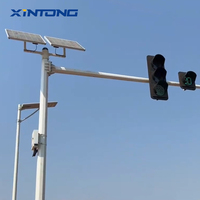 Système de feux de signalisation solaires hors réseau pour projets d'infrastructure municipale