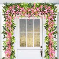 Fleurs artificielles I78, décoration murale pour mariage, fête, arche florale avec support