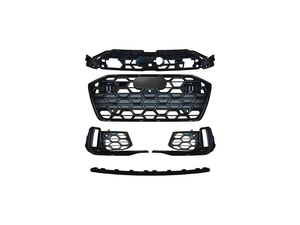 Nouvelle <span class=keywords><strong>calandre</strong></span> RS6 chromée en nid d'abeille en plastique pour <span class=keywords><strong>Audi</strong></span> <span class=keywords><strong>A6</strong></span> S6 C8 C8 PA 2019-2025 Facelift - Product Image 1