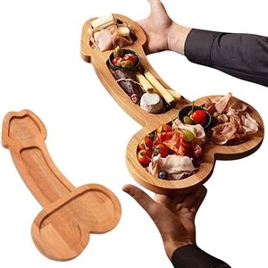Planche à charcuterie drôle couverts cuisine vin viande Unique femmes cadeaux enterrement de vie de jeune fille en bois fromage apéritif plateau plateau - Product Image 1