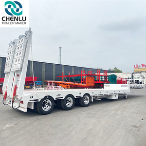 ऑस्ट्रेलियाई शैली त्रि-एक्सल 50 टन खच्चर एक्सल खुदाई परिवहन गोवेक हाइड्रोलिक लोबी कम लोडर अर्ध ट्रक ट्रेलर - Product Image 4