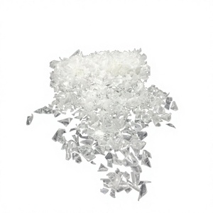Food Grade Recycled PET Flakes Transparent Blue Flake Shape for Bottle Recycling Applications Injection Molding Grade - Product Image 1