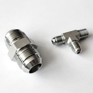 Raccord de tuyau en T de rue en acier inoxydable filetage 1/4 \ "NPT entrée/sortie FxMxF - Product Image 3