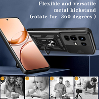 Coque extérieure Heavy Duty Armor PC + TPU Push Window Camera Protector Phone Case pour Infinix Note 30 40X 50 Pro / Zero 40 Cover