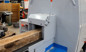 Sierra de corte de tablas de madera de alta resistencia Serie HBPJ, sierra multiblade para cortar bordes de tablas de madera, sierra para tablas de troncos y revestimientos de madera para el recorte de bordes de madera. - Product Image 6