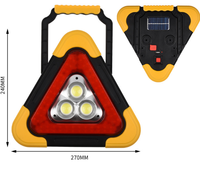 Lampe triangulaire solaire, étanche et Durable, éclairage de travail multifonctions, phare d'avertissement pour voiture