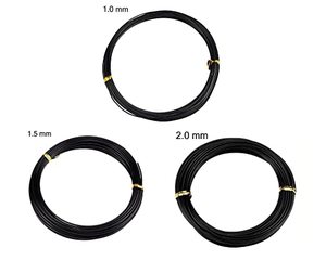 <span class=keywords><strong>Alambre</strong></span> de bonsái negro <span class=keywords><strong>barato</strong></span> de China, <span class=keywords><strong>alambre</strong></span> de aluminio suave de aluminio de 1mm, 1,5mm, 2mm, <span class=keywords><strong>alambre</strong></span> de fabricación artesanal de aluminio - Product Image 2