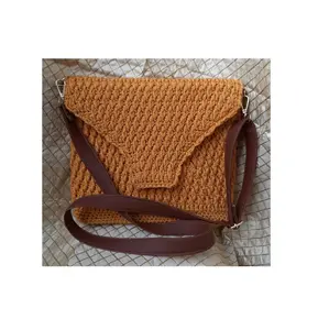 新着手作りハンドバッグ女の子用かぎ針編みバッグギフト用インドから卸売価格で入手可能