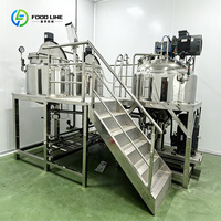 Cuve en acier inoxydable de qualité alimentaire pour la préparation de sauces et vinaigrettes, équipement de production pour la mélange des ingrédients.