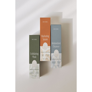 Dossiers pliables en papier kraft blanc haut de gamme personnalisés OEM, écologiques, biodégradables, avec revêtement UV et gaufrage, emballage personnalisé pour la vente au détail - Product Image 2