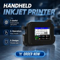 Mini-imprimante jet d'encre économique à faible MOQ, imprimante thermique portable pour codes-barres et étiquettes industrielles, idéale pour les T-shirts