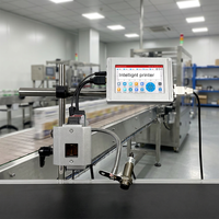Impresora Térmica de Banda Transportadora de Alta Velocidad con Tinta Solvente para Impresión Automática de 5 Líneas en Cajas y Bolsas de Plástico