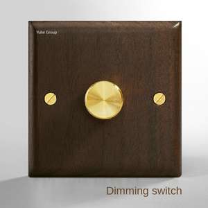 Hôtel-villa rétro personnalisé en bois fait main avec prise USB et interrupteur lumineux |   interrupteur mural - Product Image 5