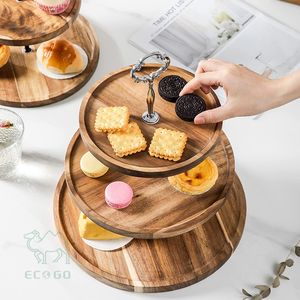 Soporte para cupcakes para 24 cupcakes, bandeja para servir escalonada de madera, bandeja decorativa para servir en la cocina, bandeja para postres - Product Image 1