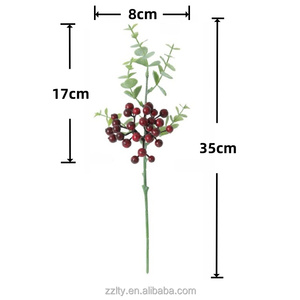 <span class=keywords><strong>Baies</strong></span> d'eucalyptus artificielles en mousse en gros pour décorations de mariage et ornements de maison - Product Image 2