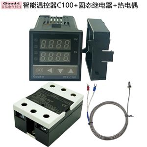REX-C100 Intelligent Temperature Controller with <b>Solid</b>-<b>State</b> <b>Relay</b> Output RELAYSSR40DA1M Sensor PLC PAC & Dedicated Controllers - Product Image 3