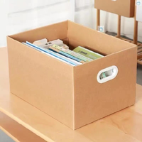 Versandkartons aus recyceltem Wellpappe-Material, verstärkte Express-Versandboxen, rechteckige Aufbewahrungsboxen