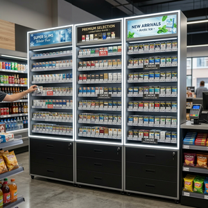 Nouveau présentoir de vente au détail spécialisé pour magasins de tabac, armoire distributeur de cigarettes pour étagères de boutiques de tabac - Product Image 3
