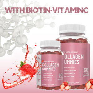 Vitahoalthy OEM/ODM Etiqueta Privada suministro de fábrica Proteína de colágeno gomitas suplementos productos de belleza para la piel - Product Image 5