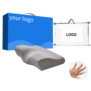 Oem nhà máy giá có thể tháo rời tre Bìa Bộ nhớ bọt gối cho cổ Pain Relief - Product Image 1