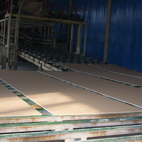 Profils en acier galvanisé pour la construction de plafonds en hôtel et en bureau, systèmes de plaques de plâtre en papier de 1 an, plaques de plâtre en gypse
