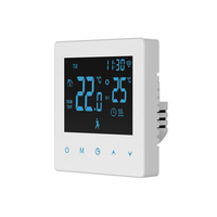 Termostato WiFi Programable Tuya, Controlador de Temperatura Digital Inteligente para Calefacción y Refrigeración de Doble Uso (Agua/Gas/Electricidad)