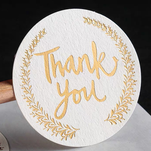 Tùy chỉnh dập nóng tự dính nhãn chai nhãn dán bao bì niêm phong dán - Product Image 2